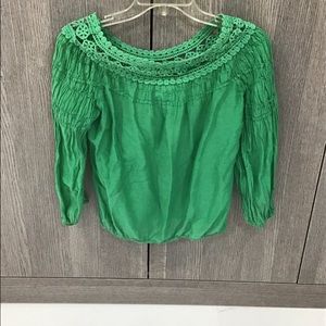 Green top for women